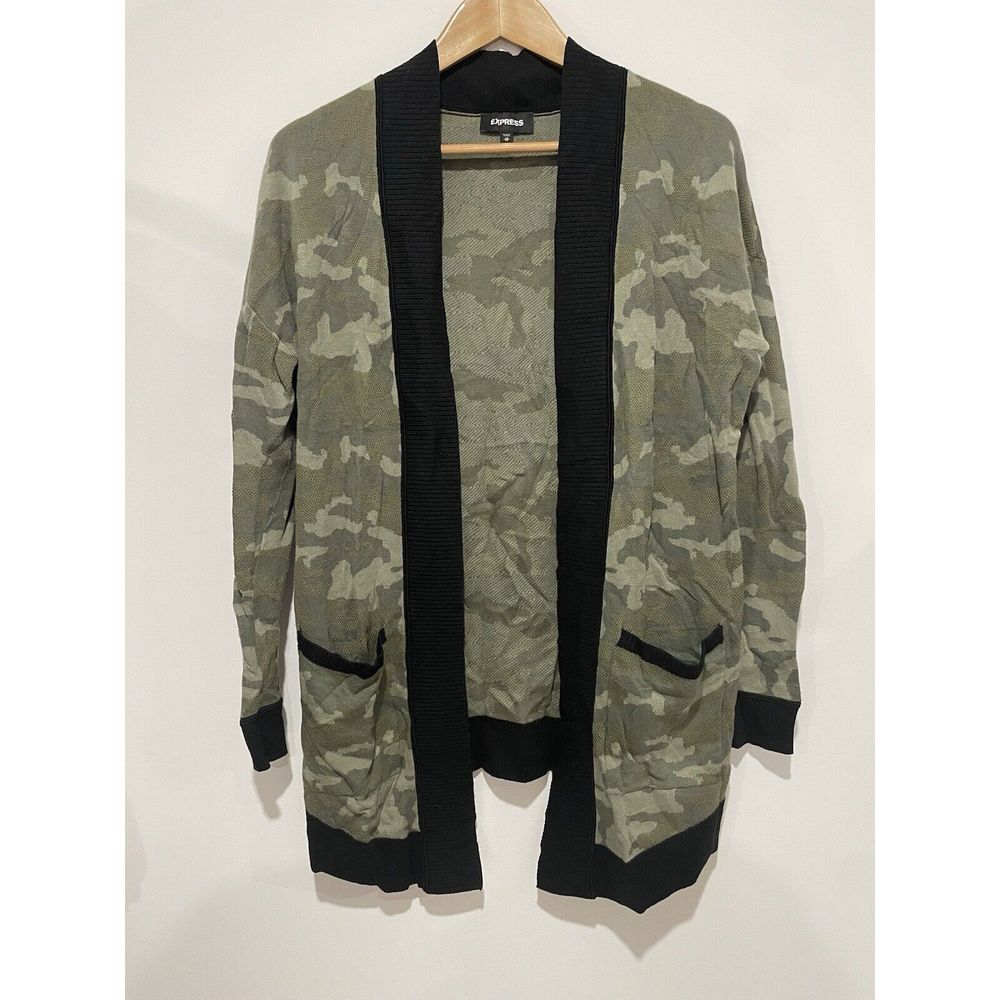 Express Camo Open Front‎ Cardigan Women's XS